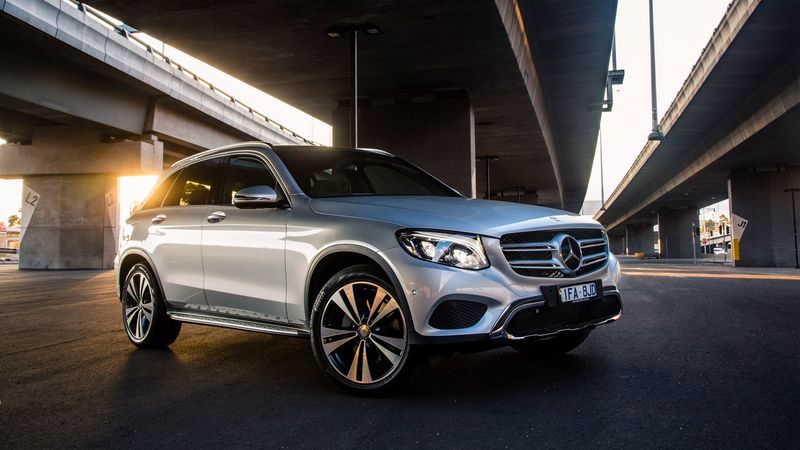 mercedes-benz, glc-class, x253, side view, 4k