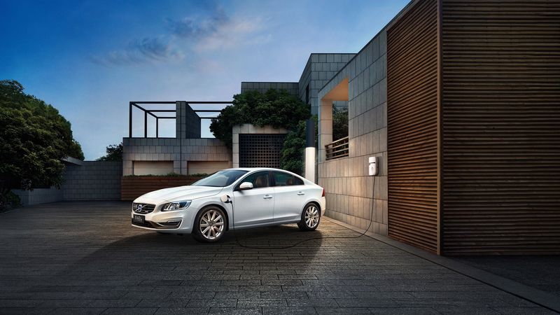 volvo, s60, white, side view, 4k