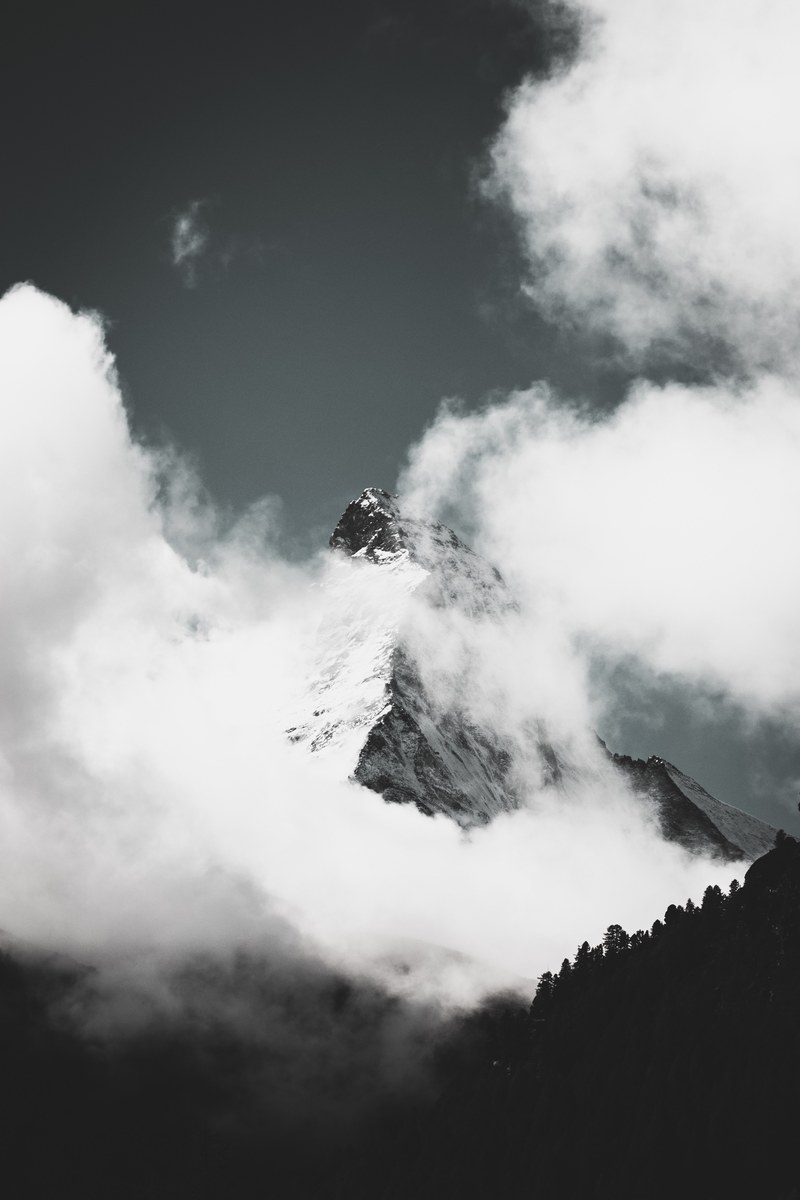 cloud mountain peak and summit hd, 4k