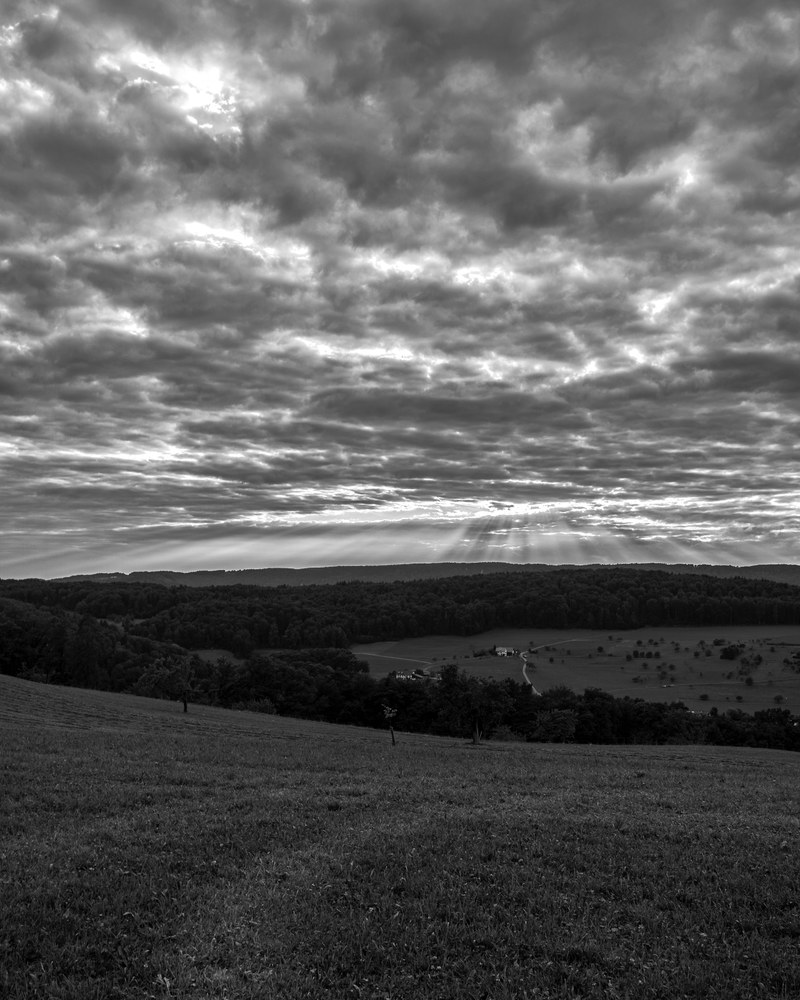 switzerland farmland cloud and black and white hd, 4k