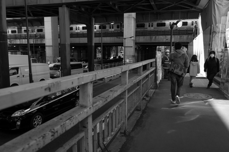 streetcar metal district and sky 4k