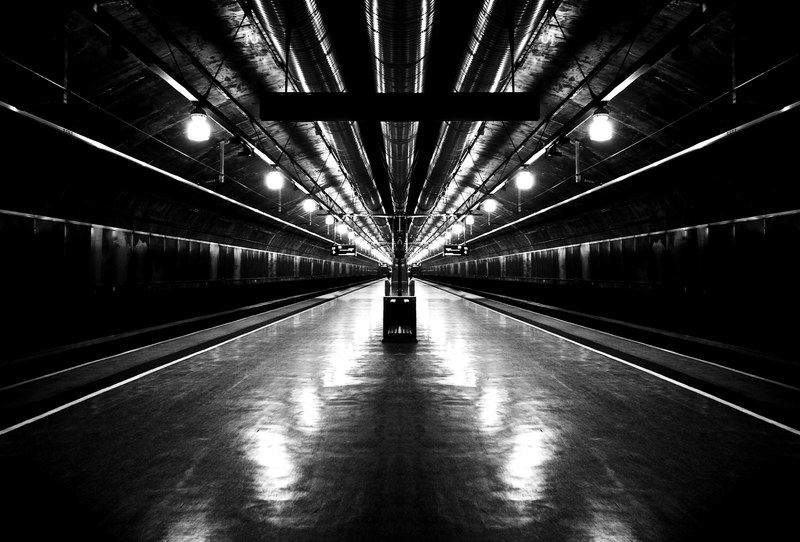 urbex urban train and train track 4k