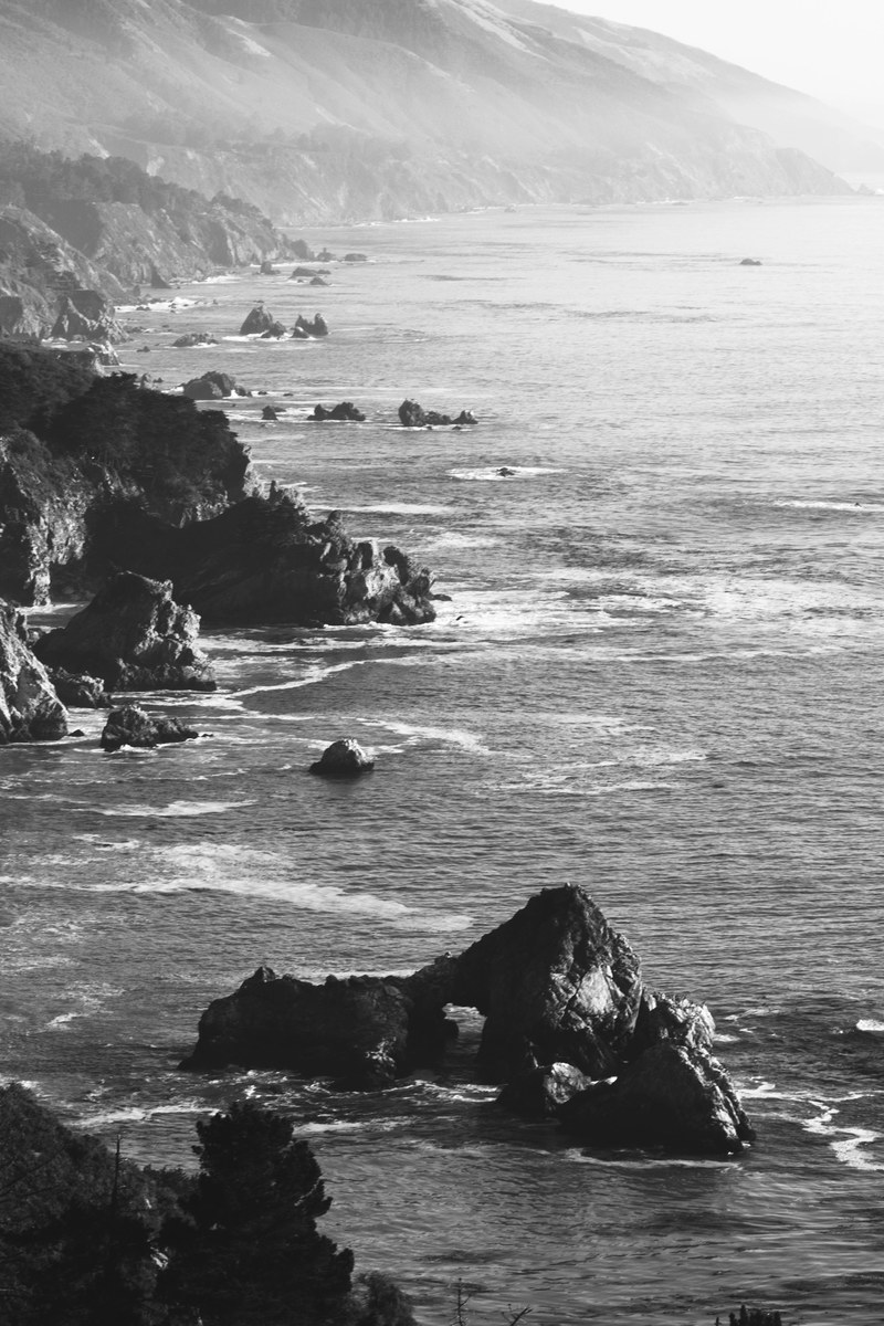 big sur coastline 4k