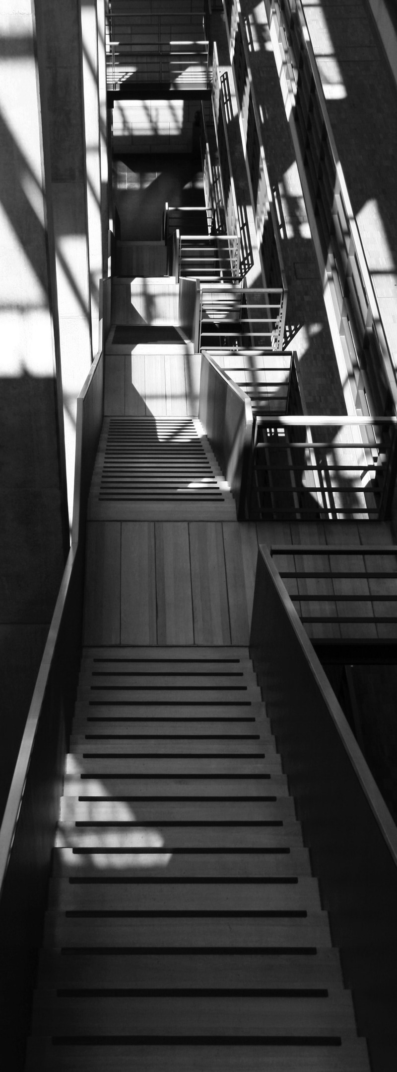 black and white stair berlin and shadow hd, 4k