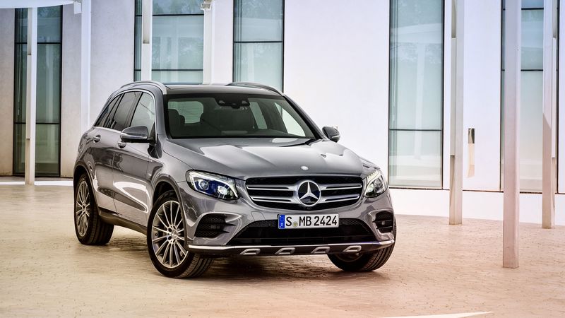 mercedes-benz, glk 350, 4matic, x205, side view, 4k