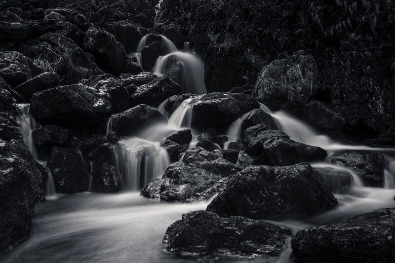 bampw black amp white rain and water 4k