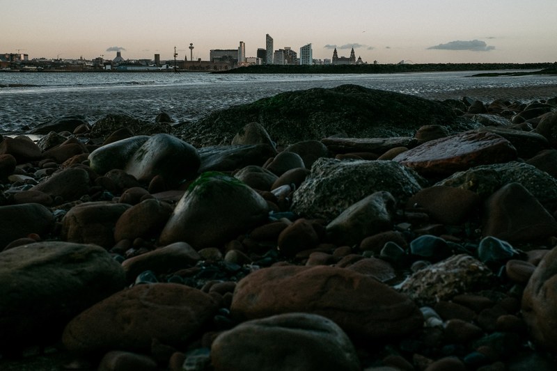 view water river and city 4k