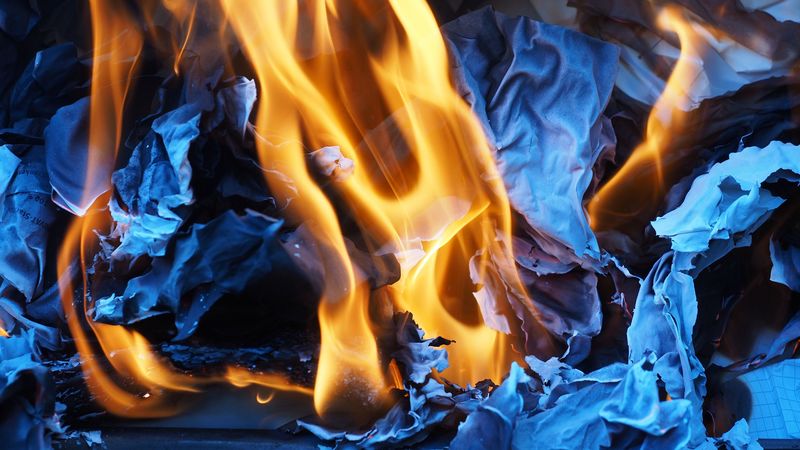 fire, flames, ash, 4k