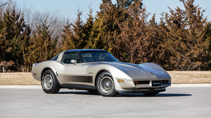 chevrolet, corvette, 1982, car, side view, 4k