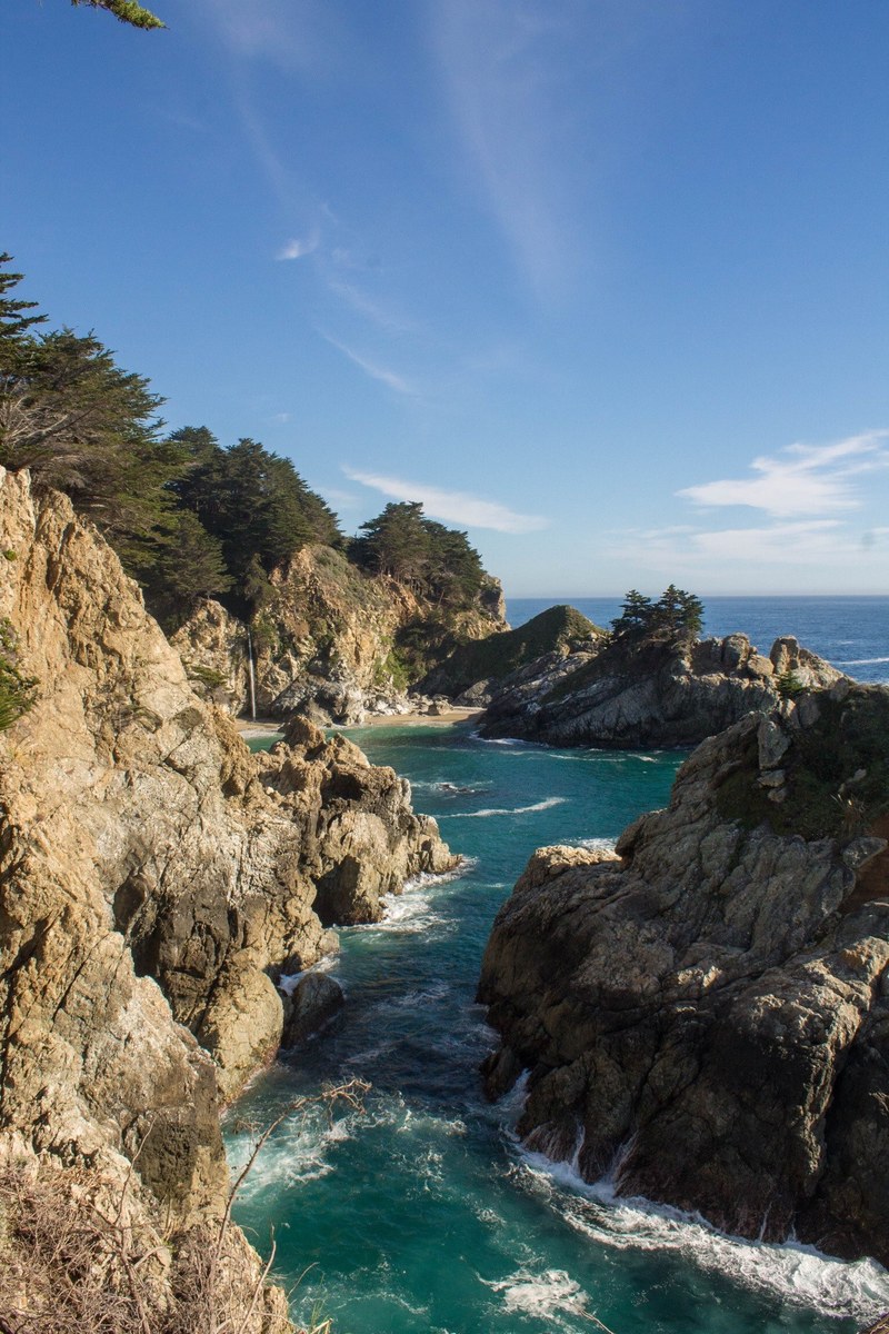 landscape view landscape californium and big sur hd, 4k