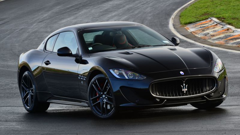 maserati, granturismo, mc sportline, side view, black, 4k