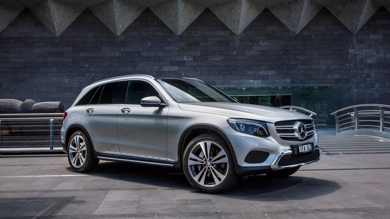 mercedes-benz, glc-class, x253, side view, 4k
