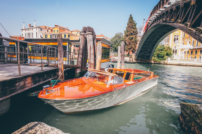 harbor port canal and venice 4k