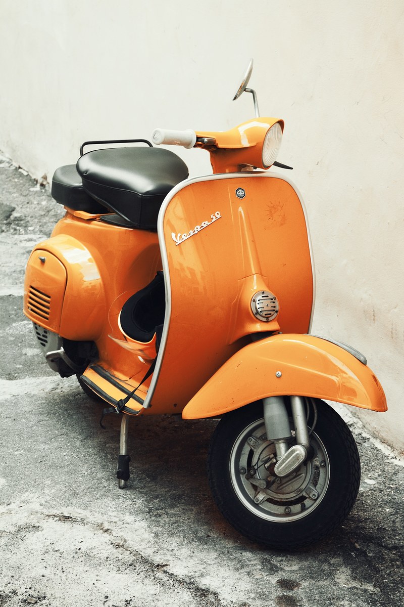 italy orangemoto and vespa hd, 4k