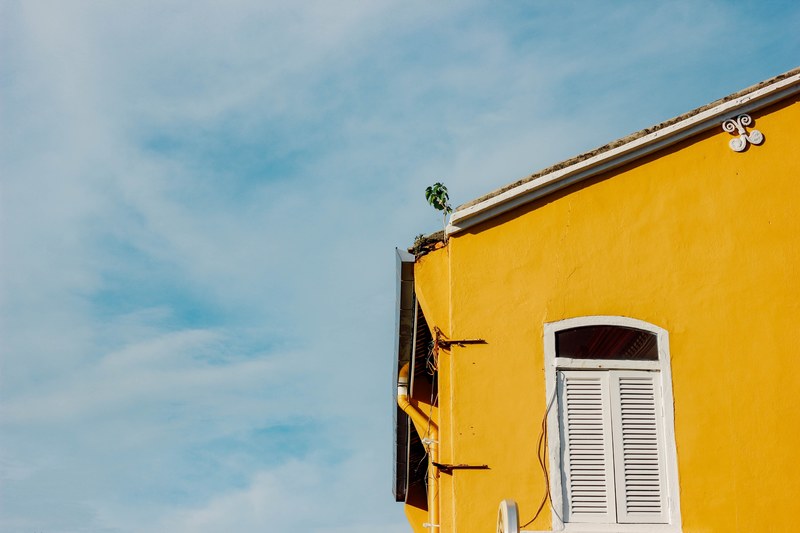 home exterior window house and shutter 4k