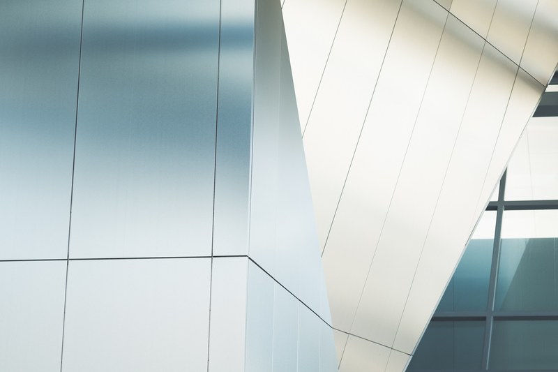 interesting modern angular modern architecture and window at akron art museum, white architecture 4k