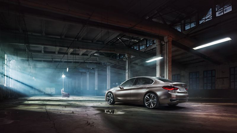 bmw, concept, side view, 4k
