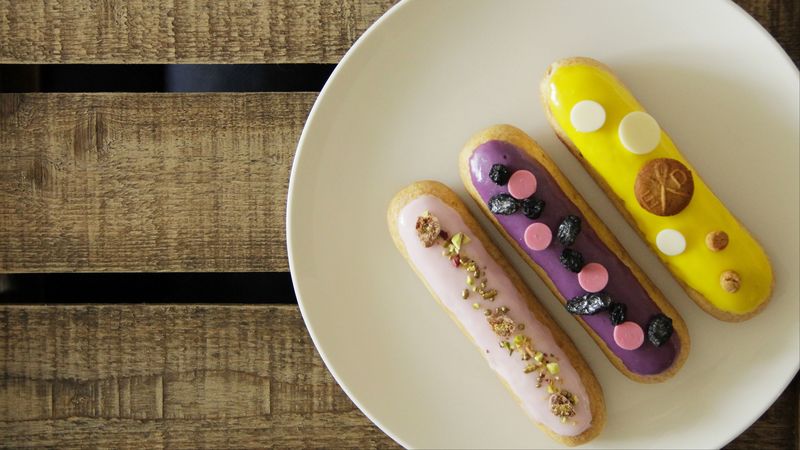 cookies, dessert, icing, plate, 4k