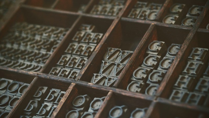 letters font text and frame 4k
