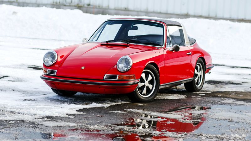 porsche, 911, targa, 1969, car, 4k
