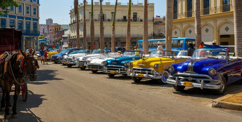 vintage cars havana cuba 4k