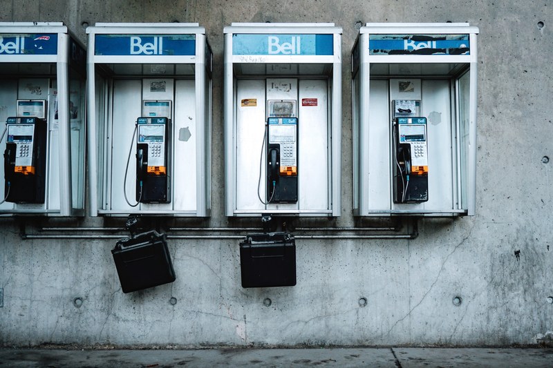 phonebooth pay phone phone booth and phone 4k