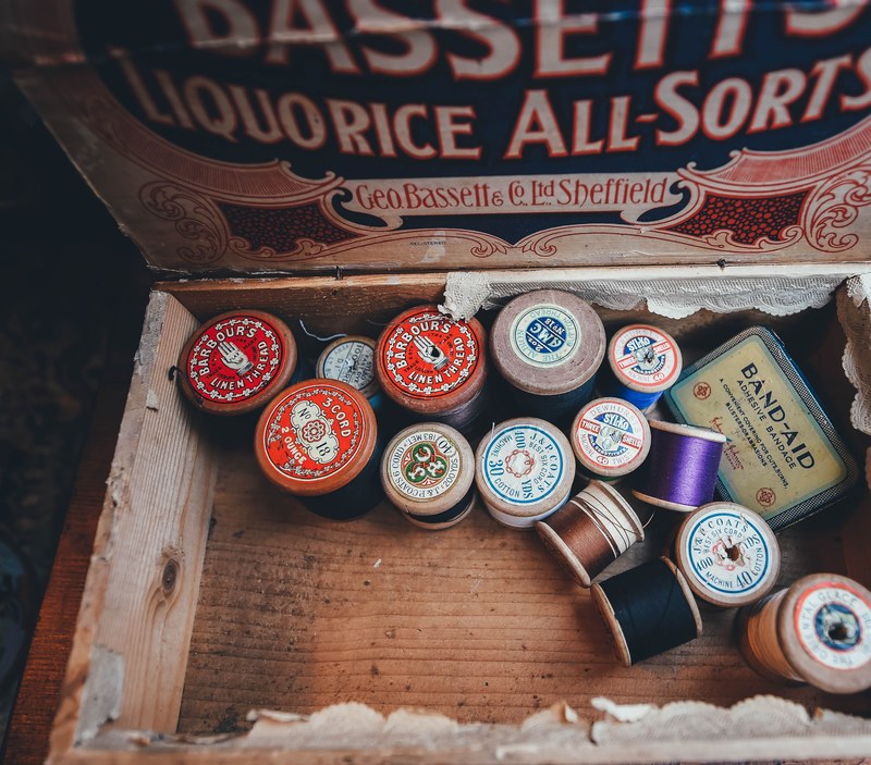 advertising box thread and cotton reel 4k