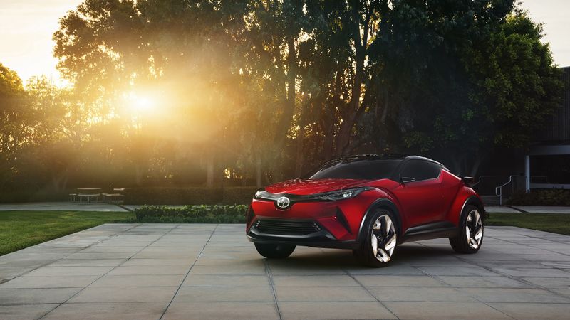 scion, c-hr, concept, side view, 4k