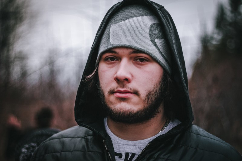 portrait man male and face 4k