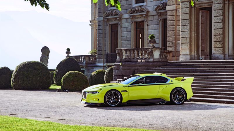 bmw, csl, hommage, light green, 4k