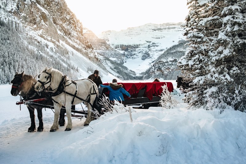 prepping the trek around lake louise 4k