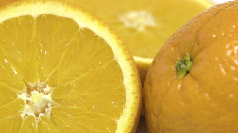 orange, citrus, fruit, 4k