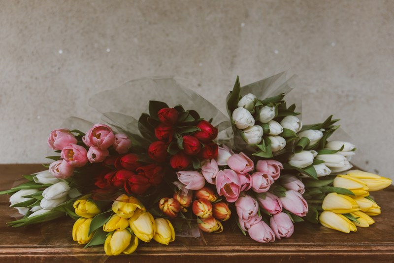 bouquet flower floral and tulip 4k