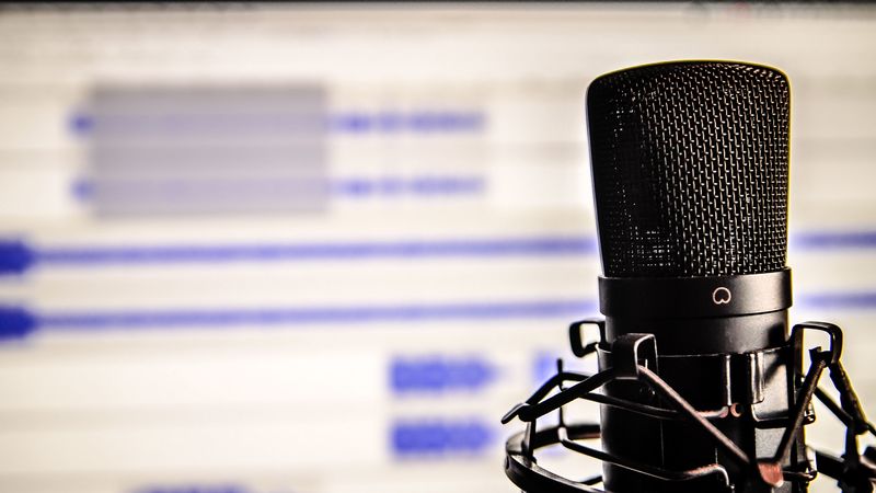 microphone, studio, recording, 4k
