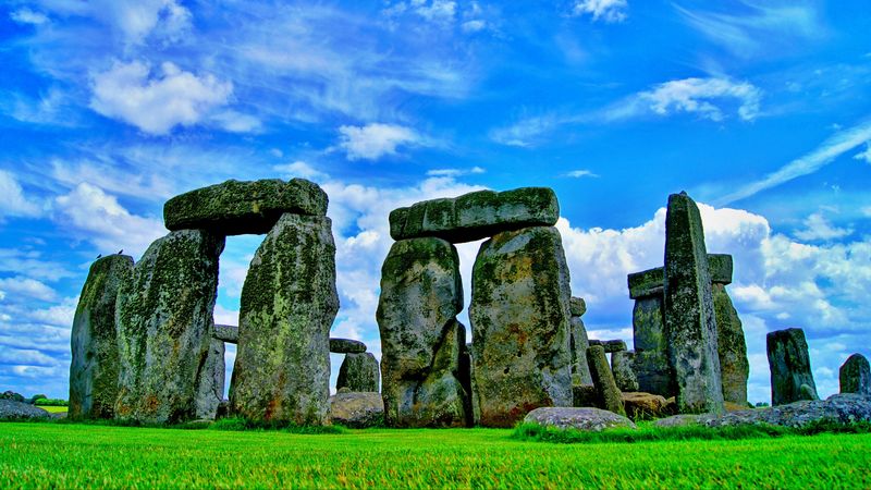 stonehenge, england, memorial, stones, 4k