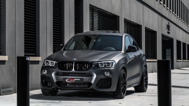 bmw, x4, f26, front view, 4k