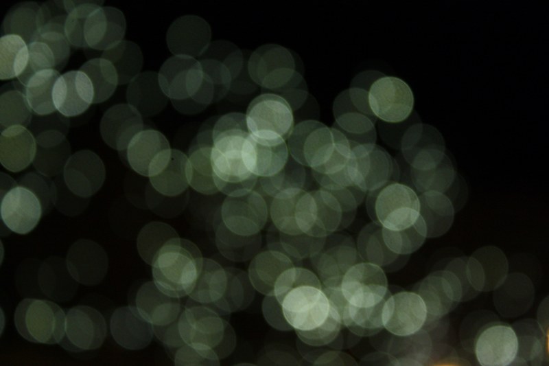 bokeh black green and unfocused 4k