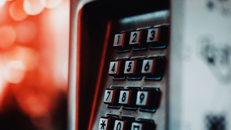 phone, numbers, buttons, iron, 4k