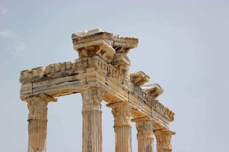 building architecture column and pillar 4k