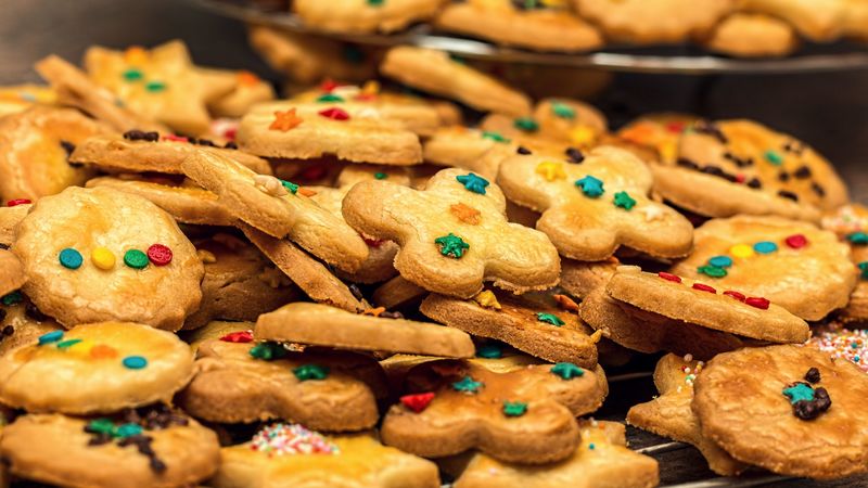 cookies, pastries, shape, dessert, 4k