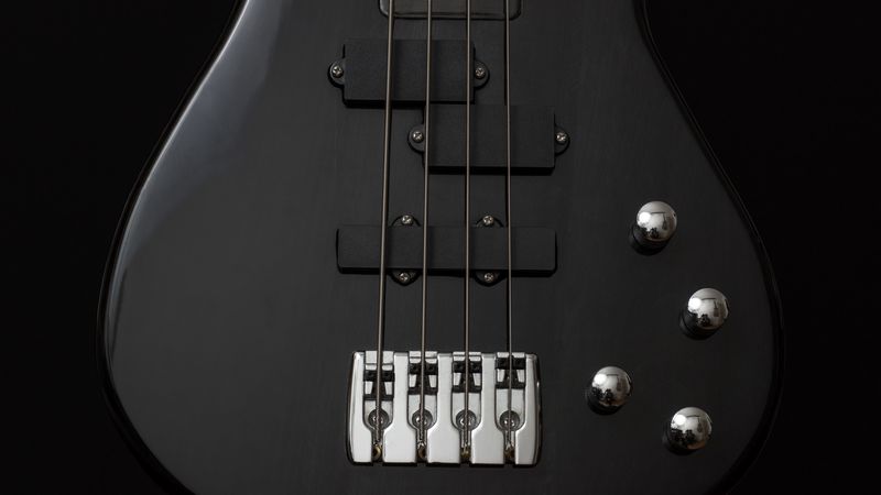 guitar, bass guitar, strings, 4k