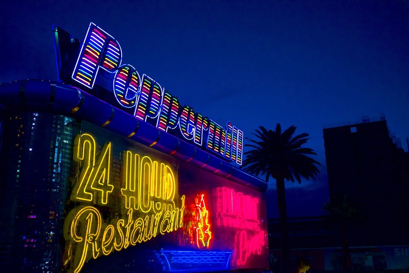 las vega and peppermill 4k