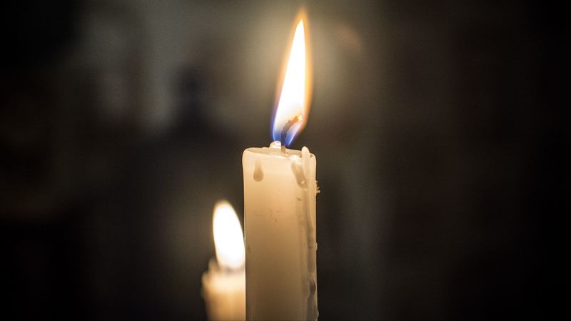 candle, flame, wax, 4k