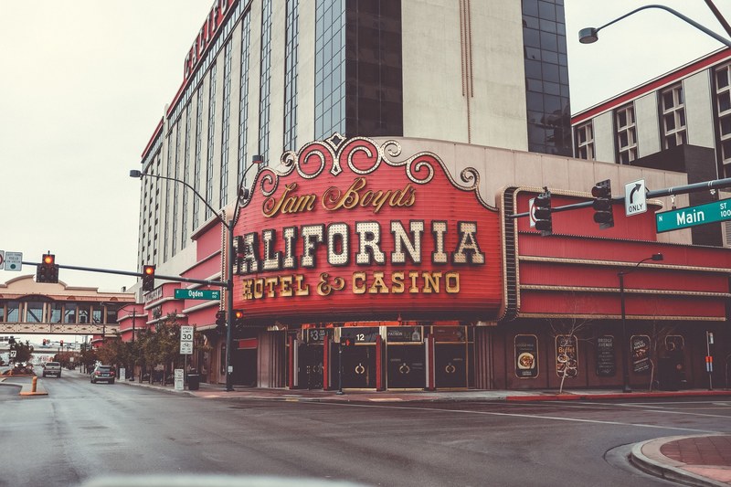 building vintage nevada and gambling 4k