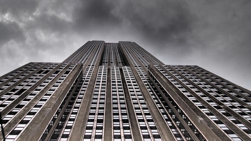 skyscraper, new york city, empire state building, 4k