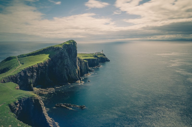 coast coastline ocean and cliff 4k