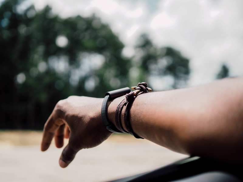 arm bracelet arm out window and wrist 4k