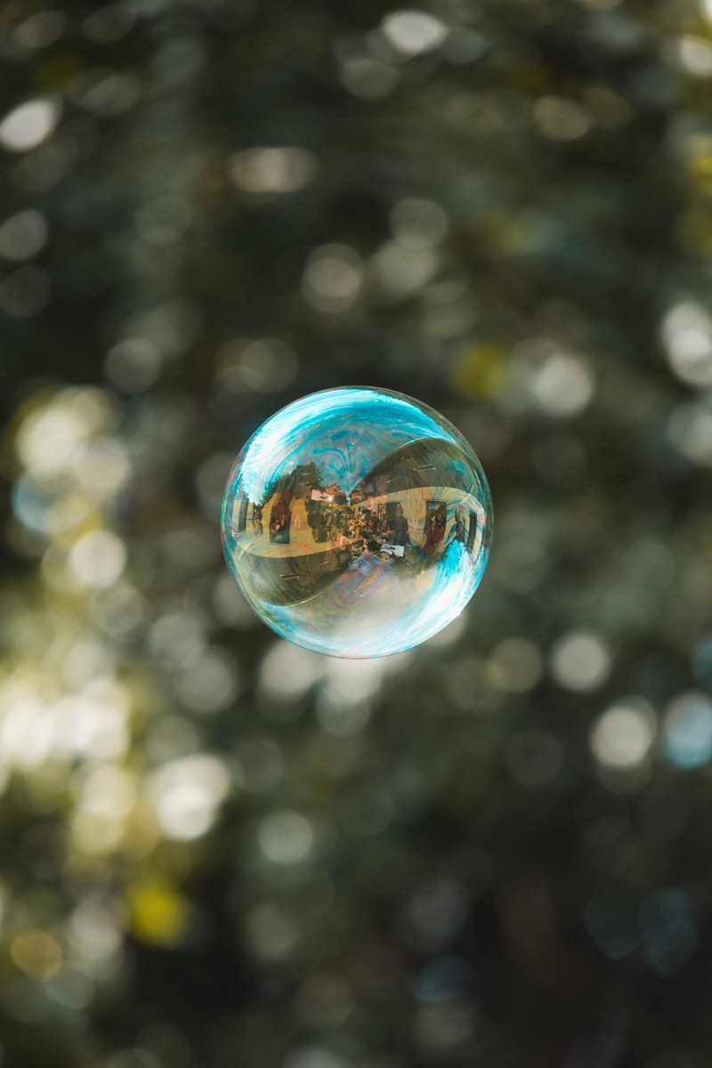 bubble soap bubble reflection and reflection in bubble hd, 4k
