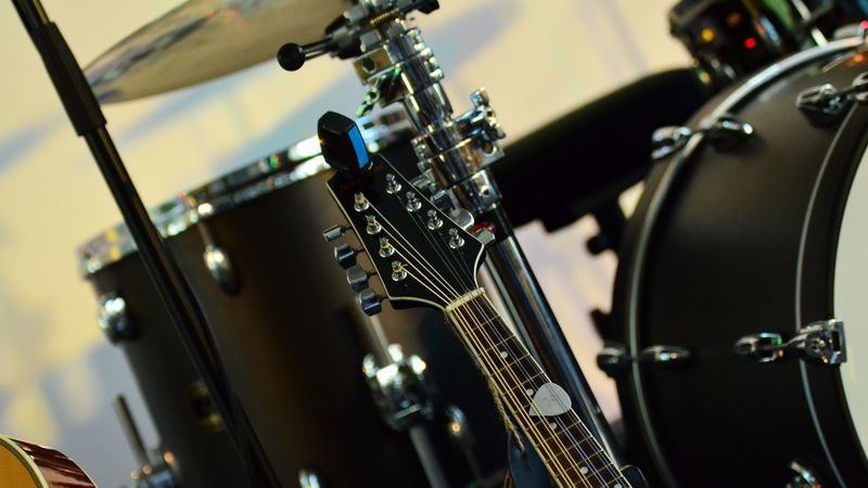 musical instrument, music, percussion, guitar, 4k