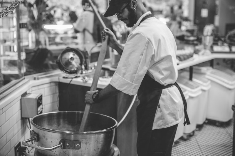 man male cooking and chef 4k